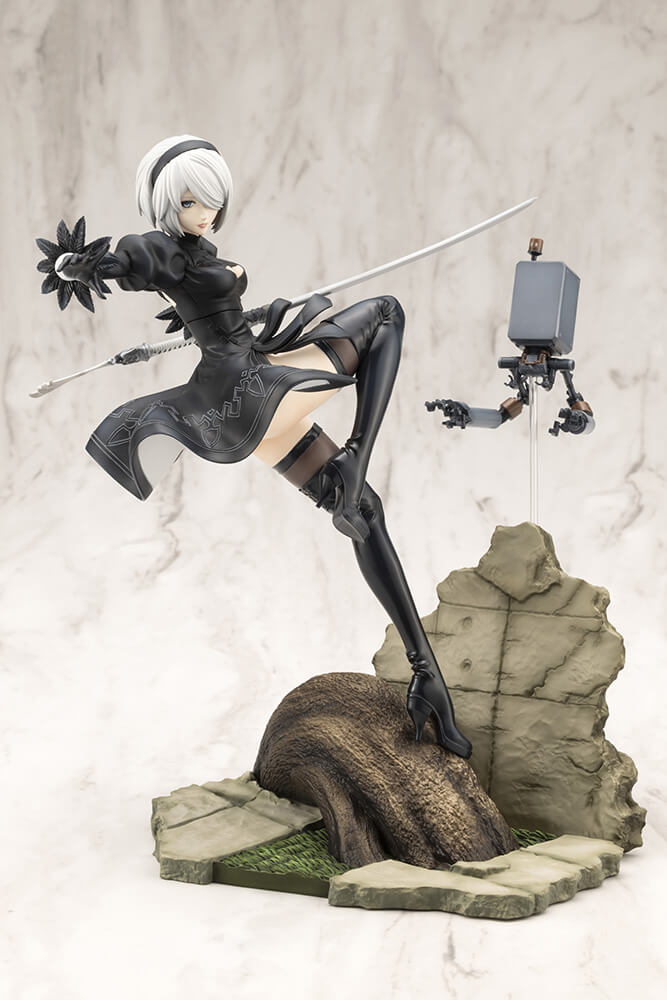 NIER:AUTOMATA VER1.1A 2B ArtFX J Statue