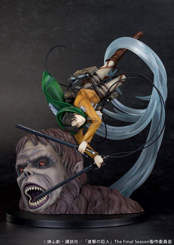 ATTACK ON TITAN Scale Figure - Levi vs Beast Titan ver.
