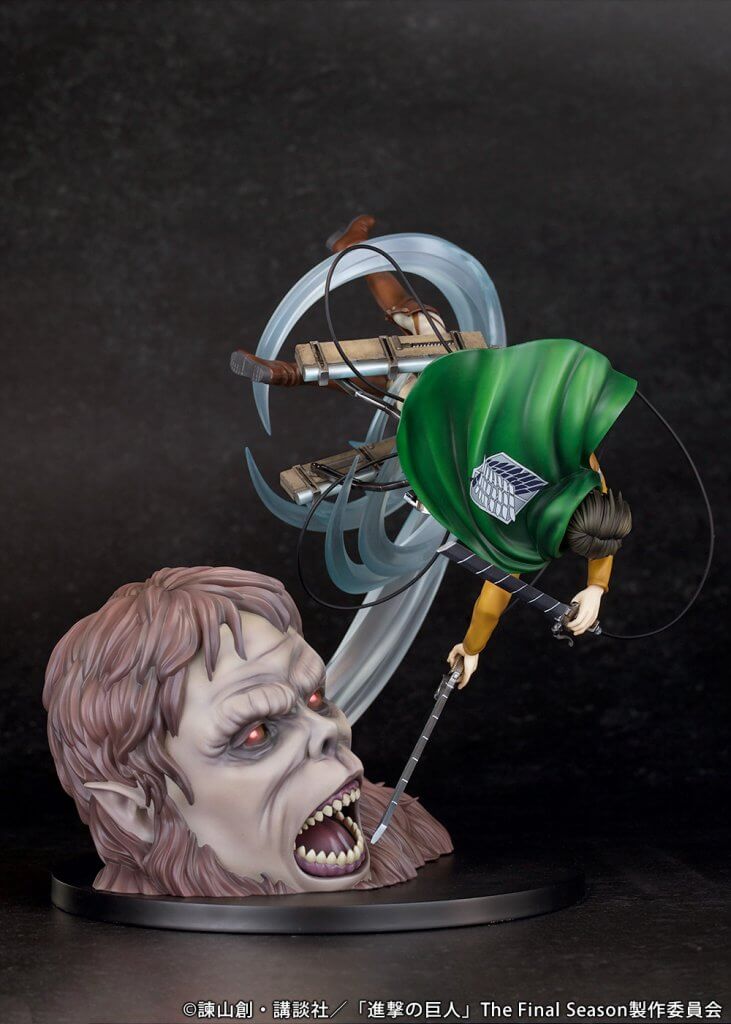 ATTACK ON TITAN Scale Figure - Levi vs Beast Titan ver.