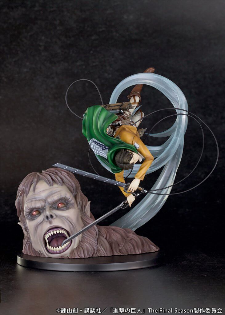 ATTACK ON TITAN Scale Figure - Levi vs Beast Titan ver.