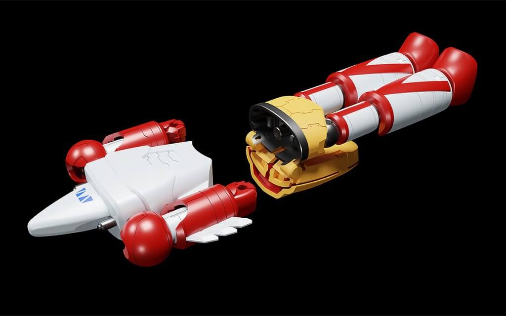 GETTER ROBO Moderoid Miniature Combining & Transforming Getter 1
