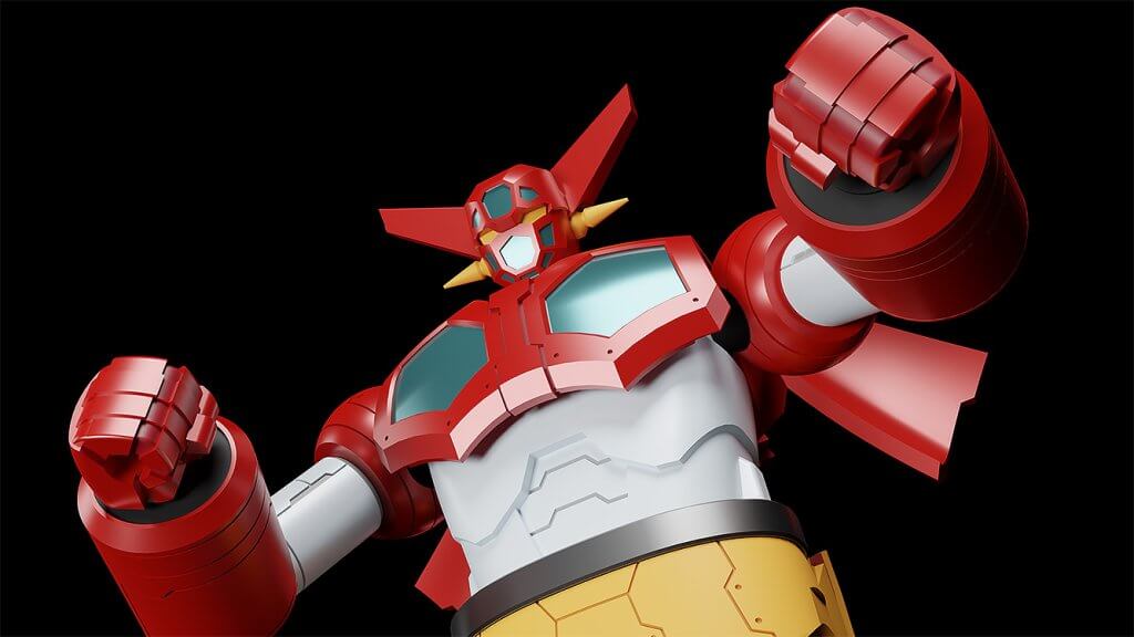 GETTER ROBO Moderoid Miniature Combining & Transforming Getter 1