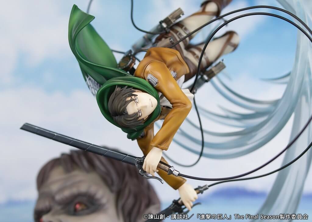 ATTACK ON TITAN Scale Figure - Levi vs Beast Titan ver.