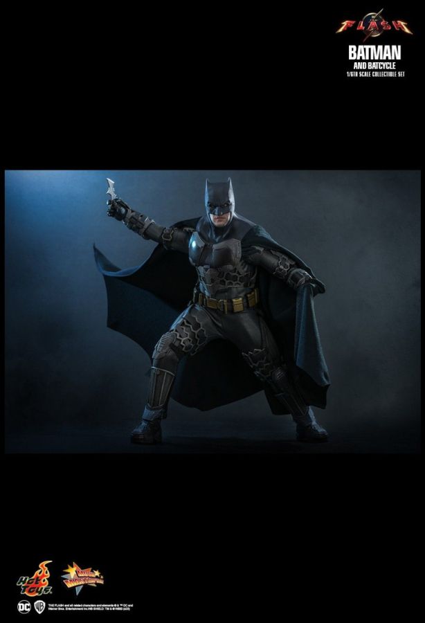 The Flash (2023) - Batman & Batcycle 1:6 Scale Collectable Set