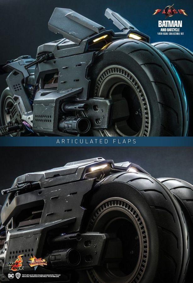 The Flash (2023) - Batman & Batcycle 1:6 Scale Collectable Set