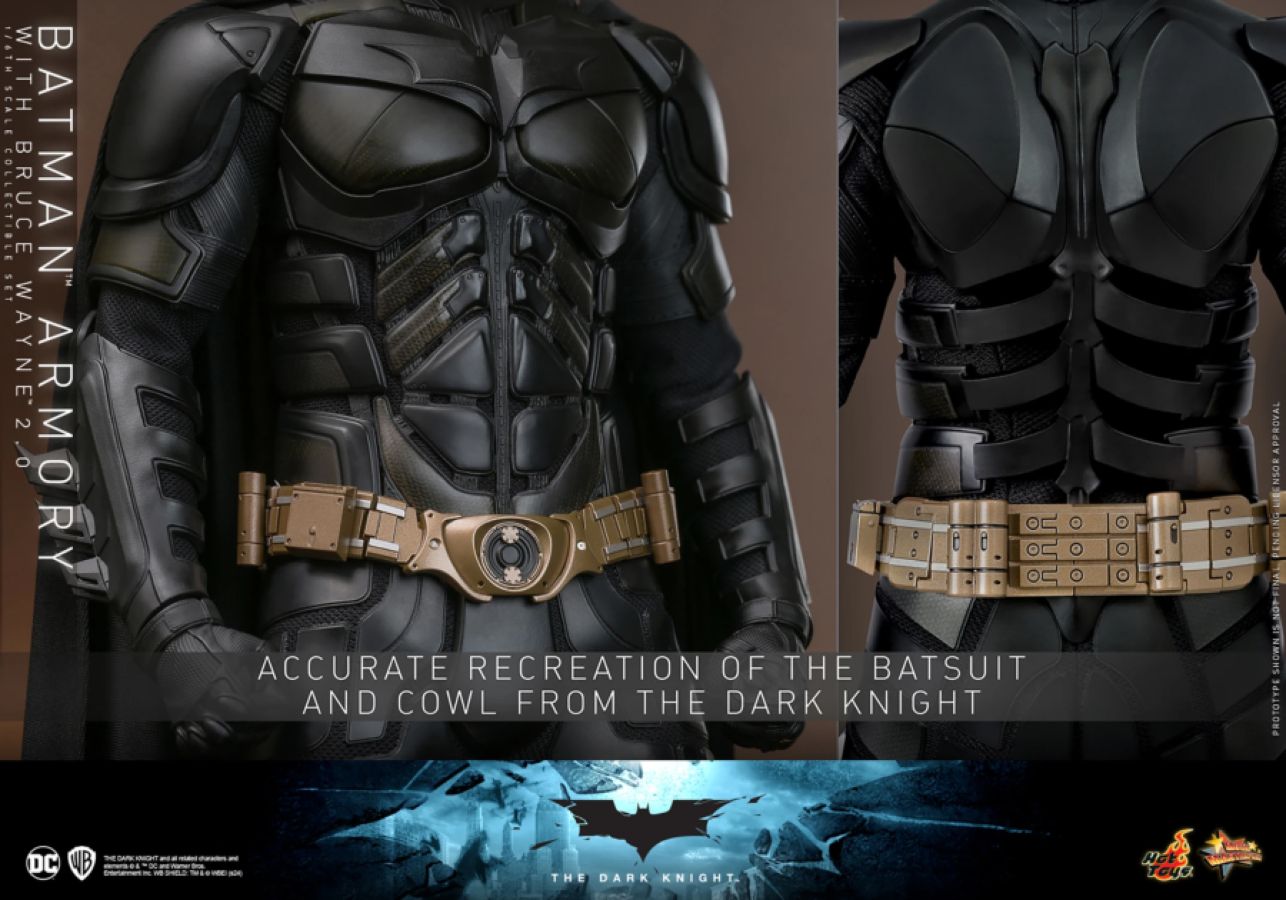 The Dark Knight - Batman Armory with Bruce Wayne (2.0) 1:6 Scale Collectible Figure Set