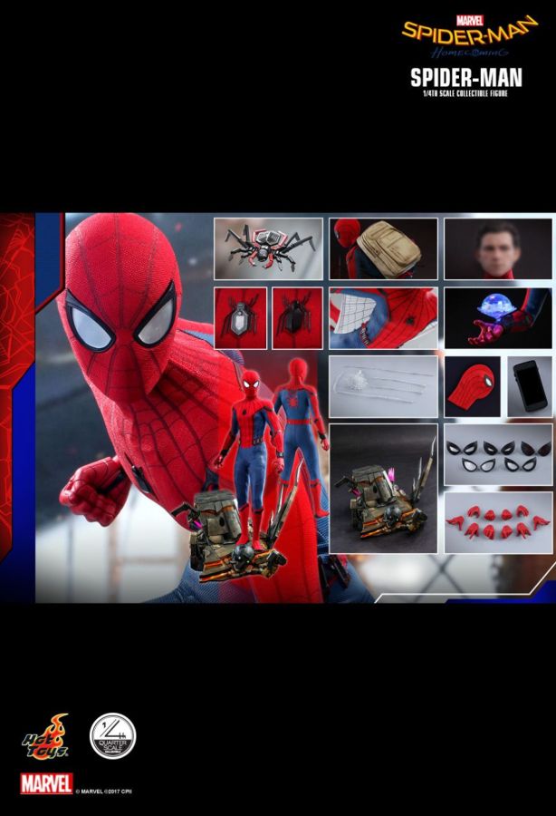 Spider-Man: Homecoming - Spider-Man 1:4 Scale Collectable Action Figure