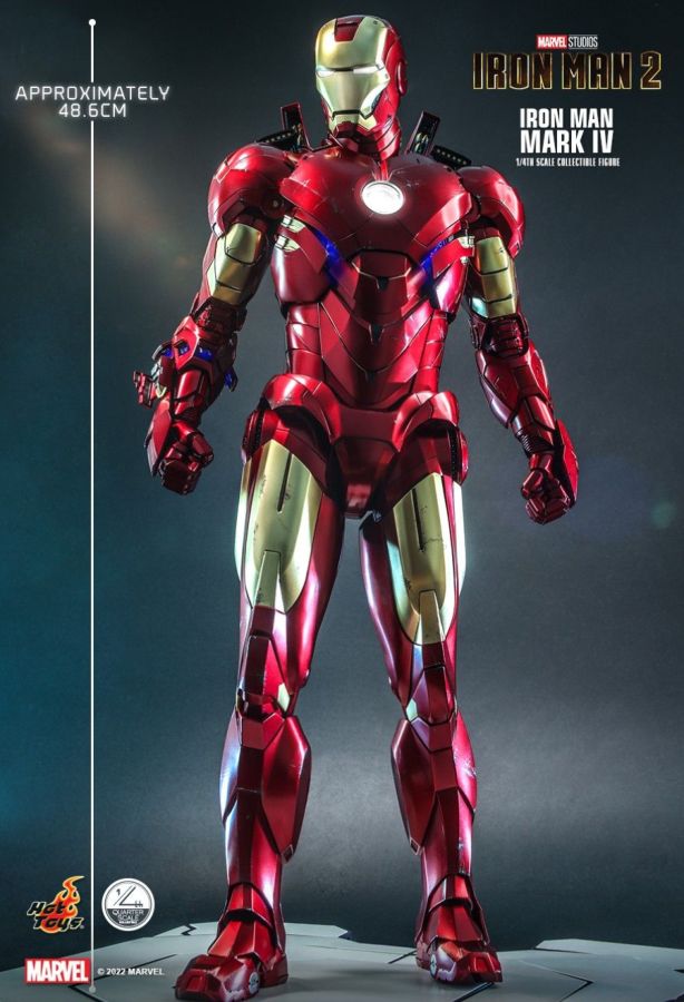 Iron Man 2 - Mark IV 1:4 Scale Collectable Action Figure