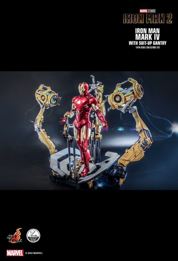 Iron Man 2 - Mark IV Deluxe with Gantry 1:4 Scale Collectable Action Figure