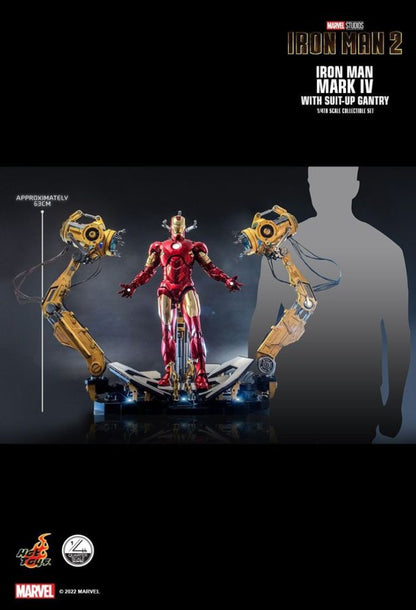 Iron Man 2 - Mark IV Deluxe with Gantry 1:4 Scale Collectable Action Figure