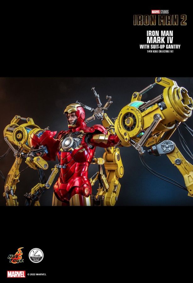 Iron Man 2 - Mark IV Deluxe with Gantry 1:4 Scale Collectable Action Figure