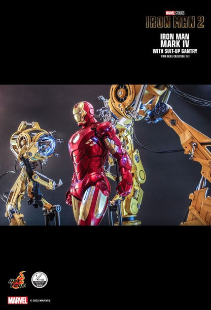 Iron Man 2 - Mark IV Deluxe with Gantry 1:4 Scale Collectable Action Figure