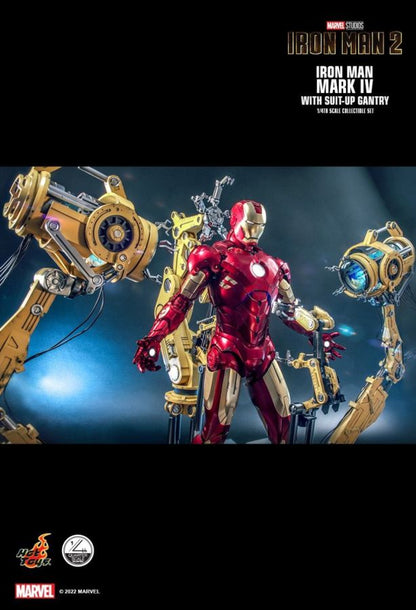Iron Man 2 - Mark IV Deluxe with Gantry 1:4 Scale Collectable Action Figure