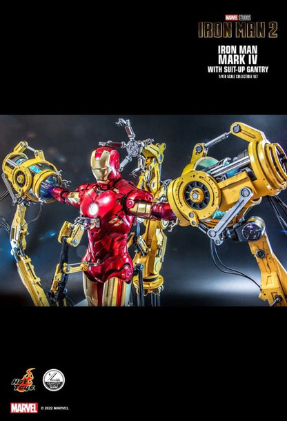 Iron Man 2 - Mark IV Deluxe with Gantry 1:4 Scale Collectable Action Figure