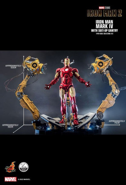 Iron Man 2 - Mark IV Deluxe with Gantry 1:4 Scale Collectable Action Figure