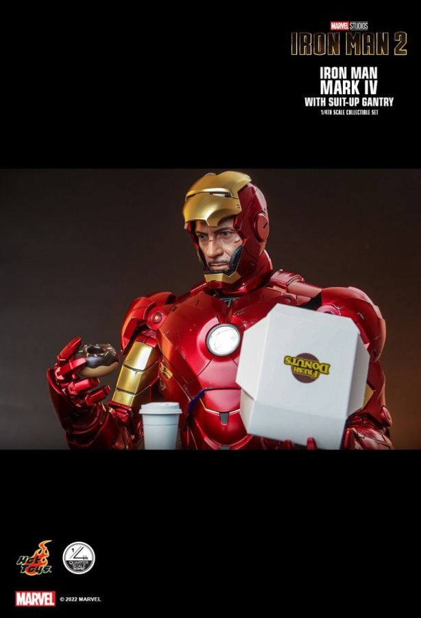 Iron Man 2 - Mark IV Deluxe with Gantry 1:4 Scale Collectable Action Figure