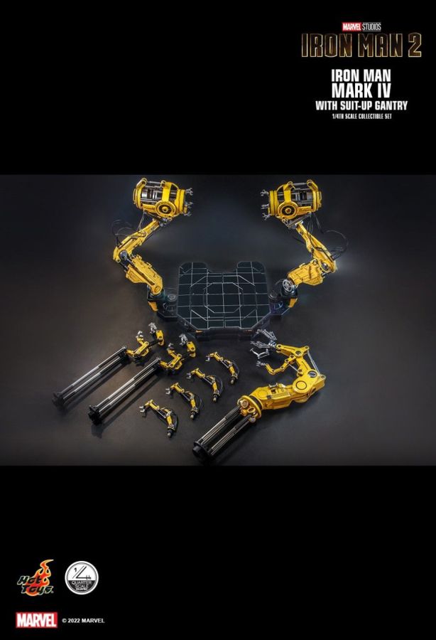 Iron Man 2 - Mark IV Deluxe with Gantry 1:4 Scale Collectable Action Figure