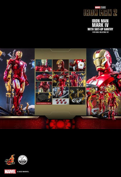Iron Man 2 - Mark IV Deluxe with Gantry 1:4 Scale Collectable Action Figure