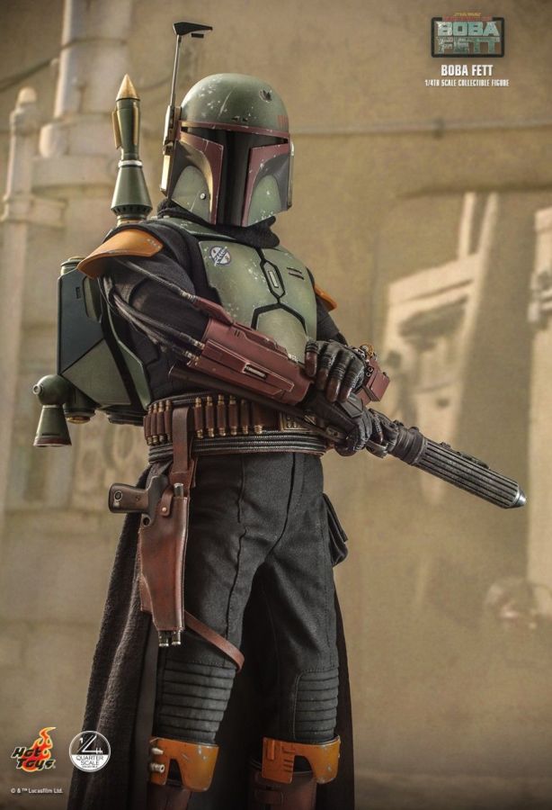 Star Wars: Book of Boba Fett - Boba Fett Deluxe 1:4 Scale Collectable Action Figure