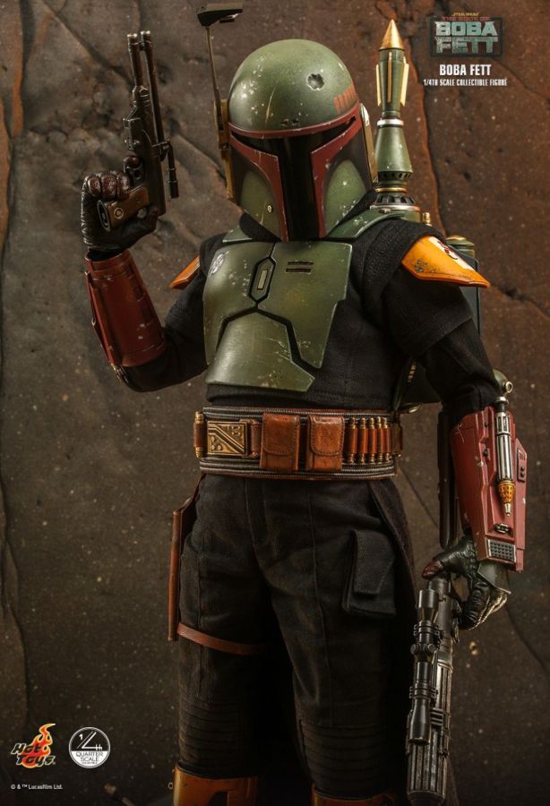 Star Wars: Book of Boba Fett - Boba Fett Deluxe 1:4 Scale Collectable Action Figure