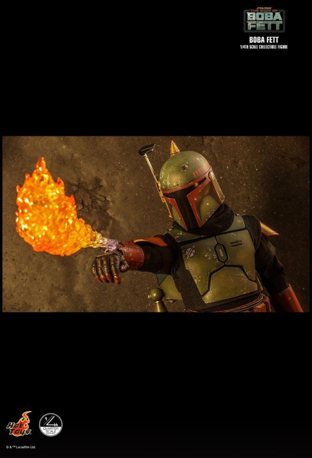 Star Wars: Book of Boba Fett - Boba Fett Deluxe 1:4 Scale Collectable Action Figure