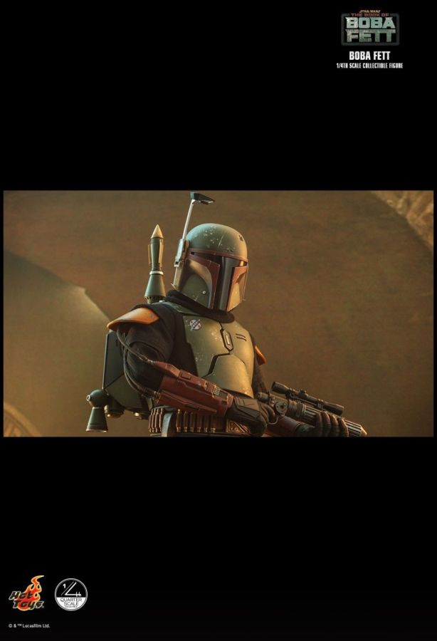 Star Wars: Book of Boba Fett - Boba Fett Deluxe 1:4 Scale Collectable Action Figure