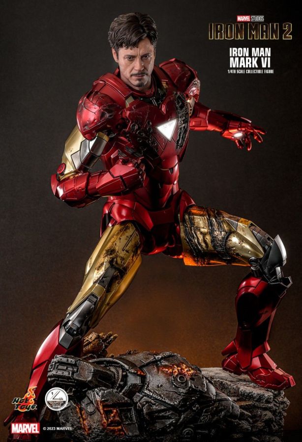 Iron Man 2 - Mark VI Armour 1:4 Scale Collectable Action Figure