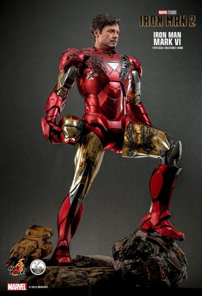 Iron Man 2 - Mark VI Armour 1:4 Scale Collectable Action Figure