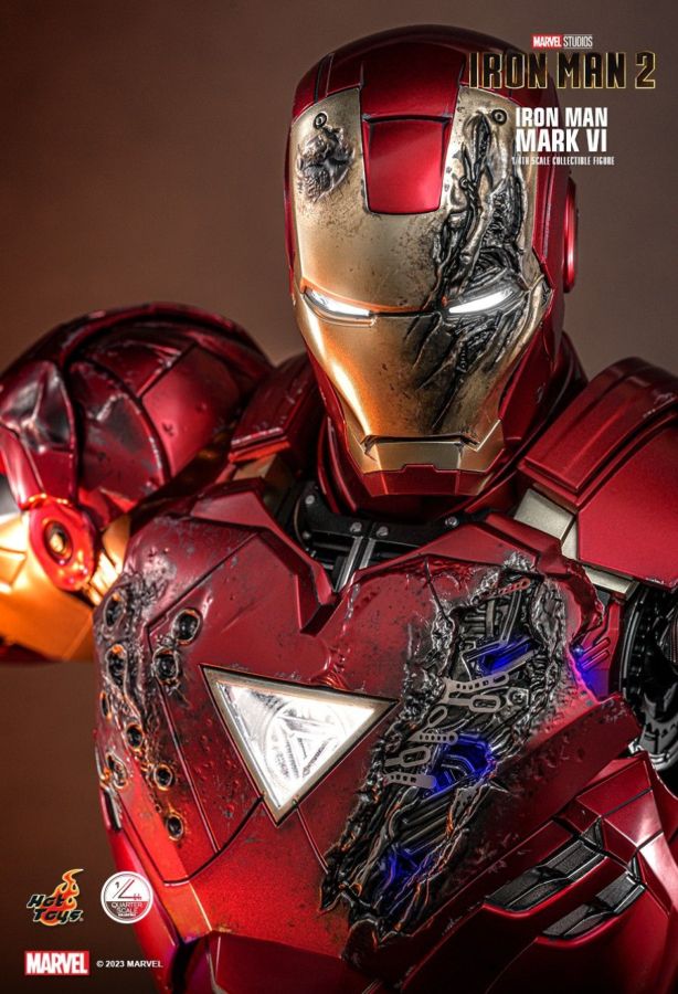 Iron Man 2 - Mark VI Armour 1:4 Scale Collectable Action Figure